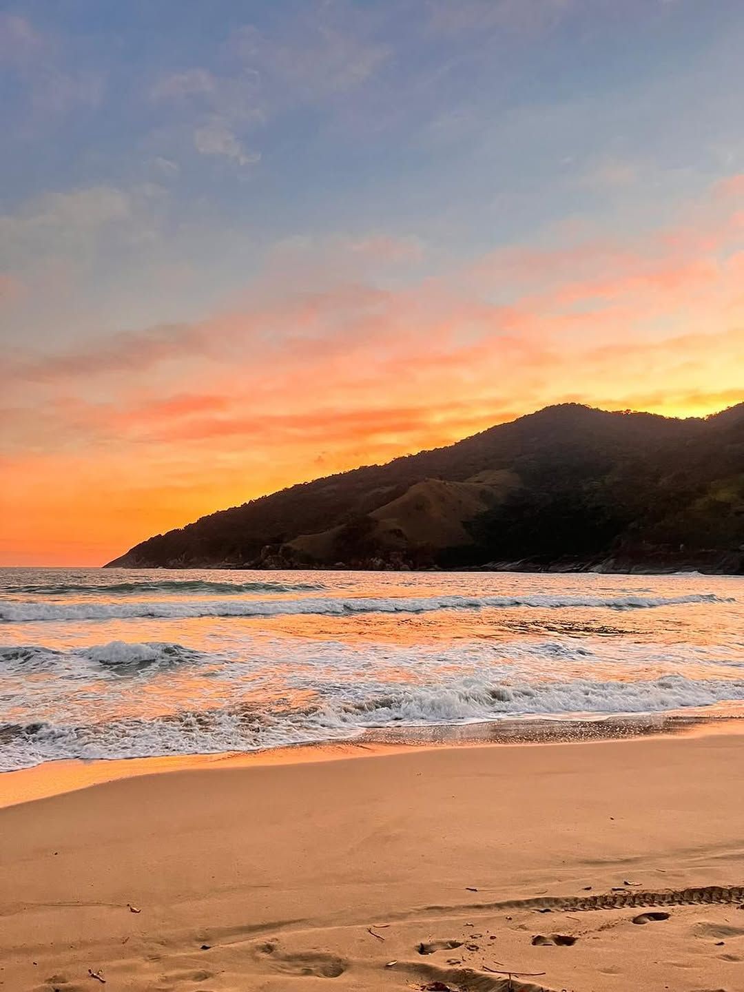 Praia do Bonete ao pôr do sol